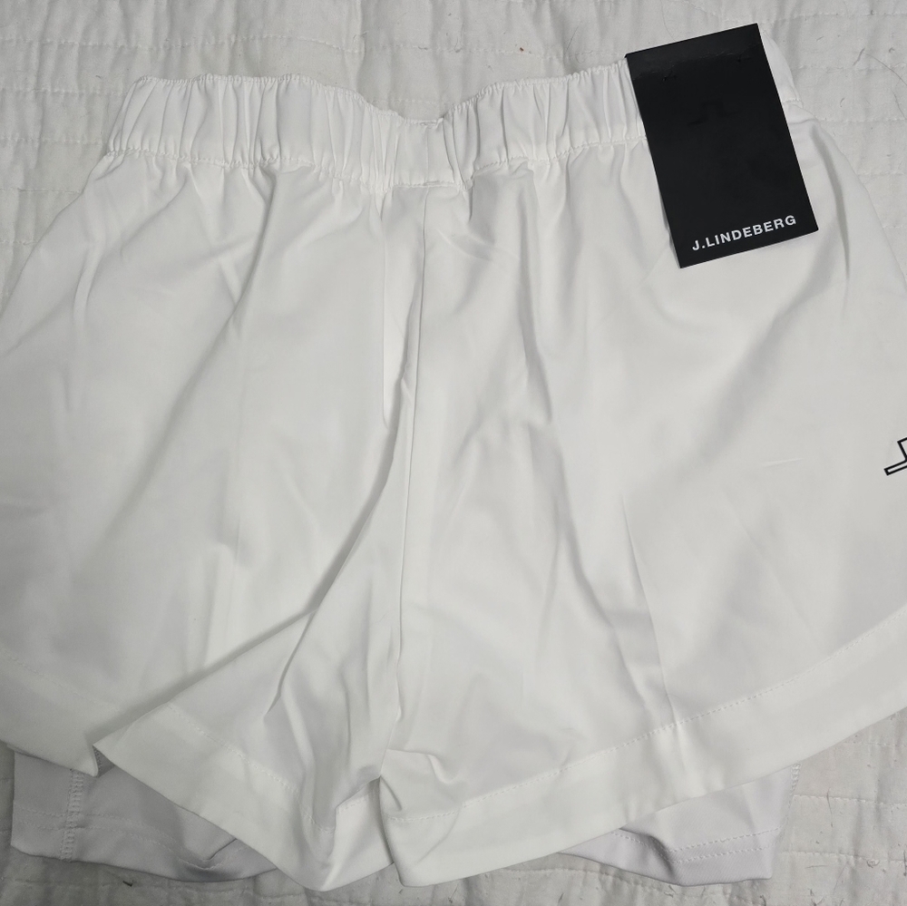 New J. Lindeberg Women’s Mila Shorts size EU 26 or size 4 in US White